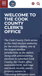 Mobile Screenshot of cookcountyclerk.com